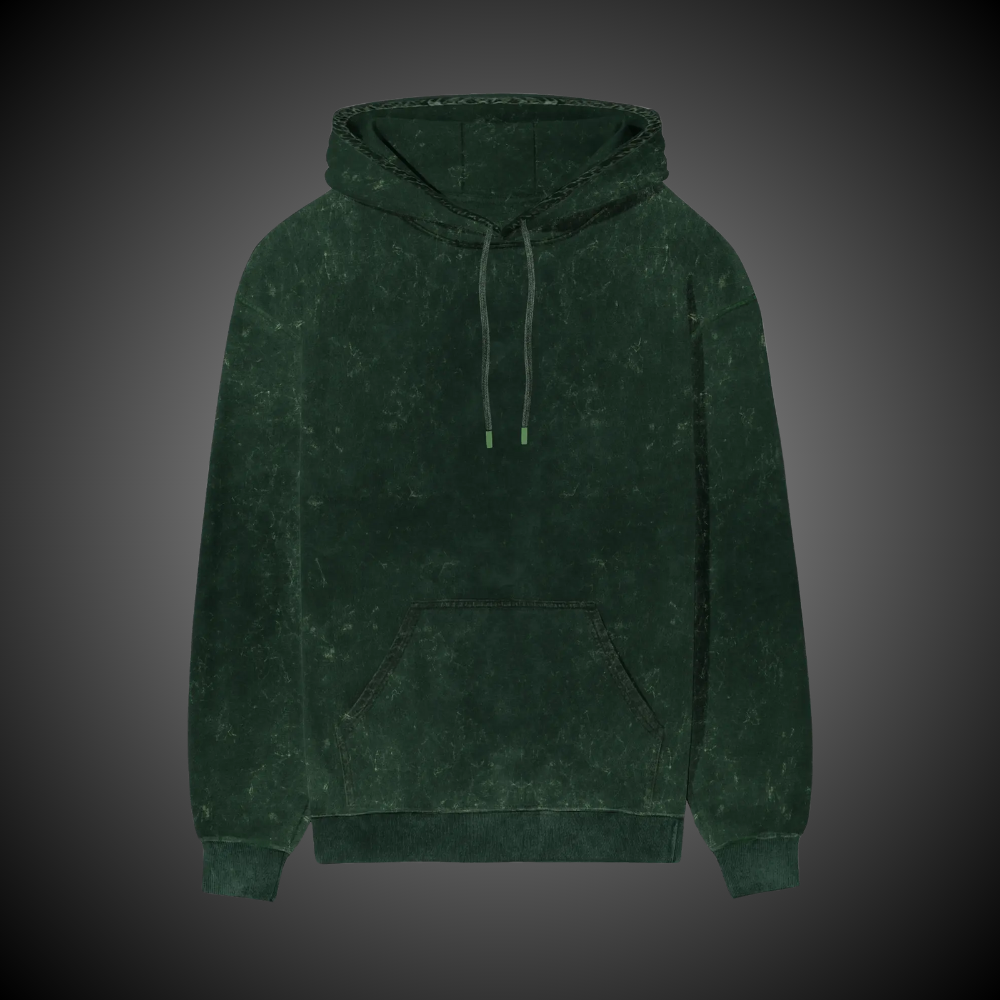 OVERSIZED ACID WASH HOODIE