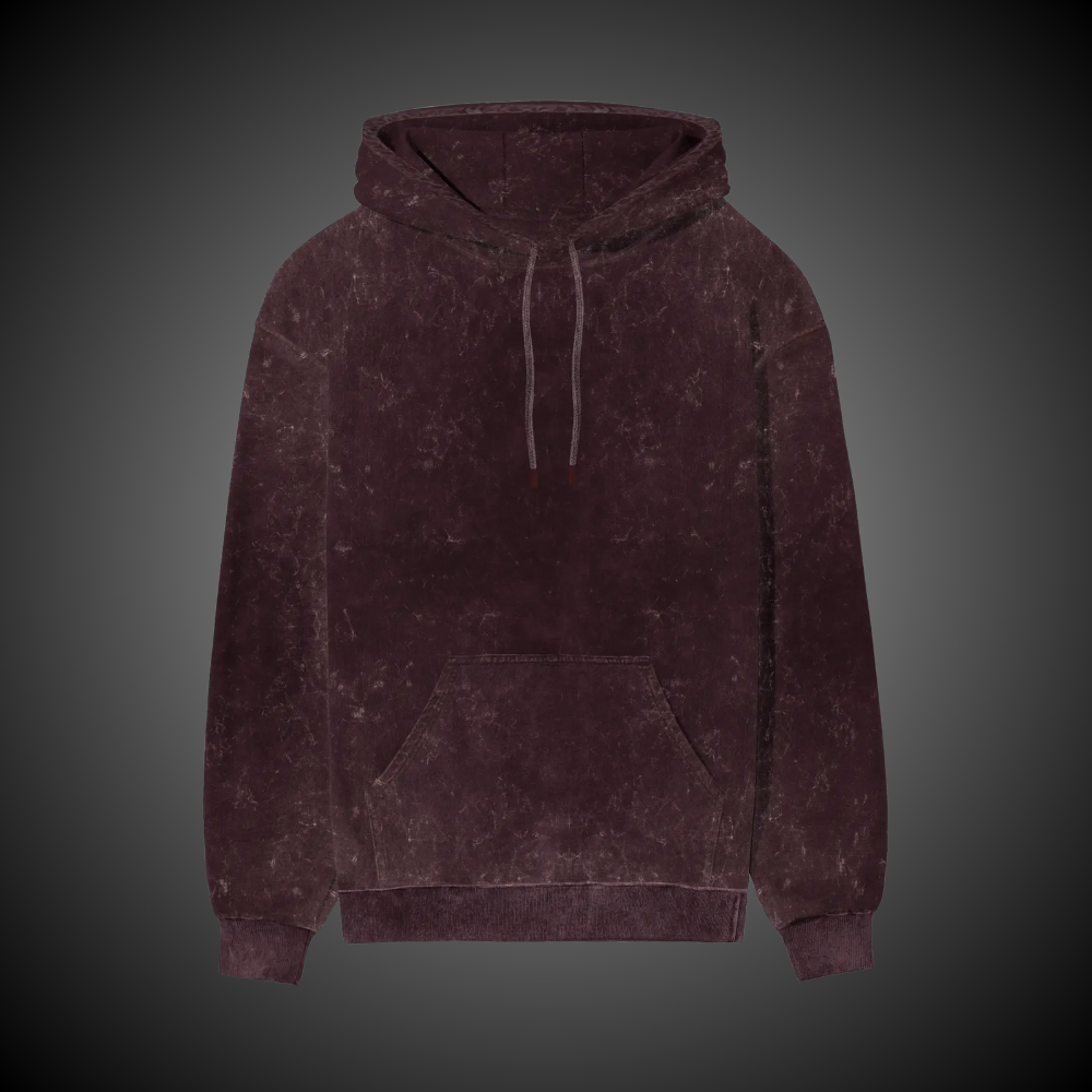 OVERSIZED ACID WASH HOODIE